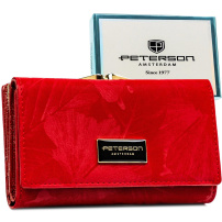 Pénztárca Peterson PTN PS108-MLF - piros