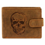 Pénztárca Nordee L895 SKULL - barna