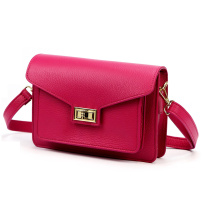 Kožená kézitáska Luka 26-061 DOLLARO - magenta