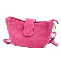 Kožená kézitáska Luka 26-102 - rózsaszín